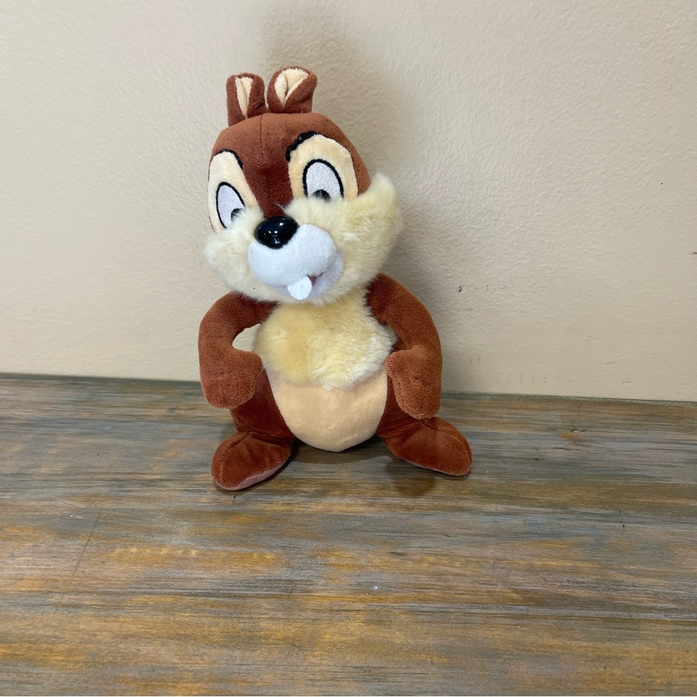 Disney Parks Chip The Chipmunk Plush Animal Brown Collectible Unisex Kids